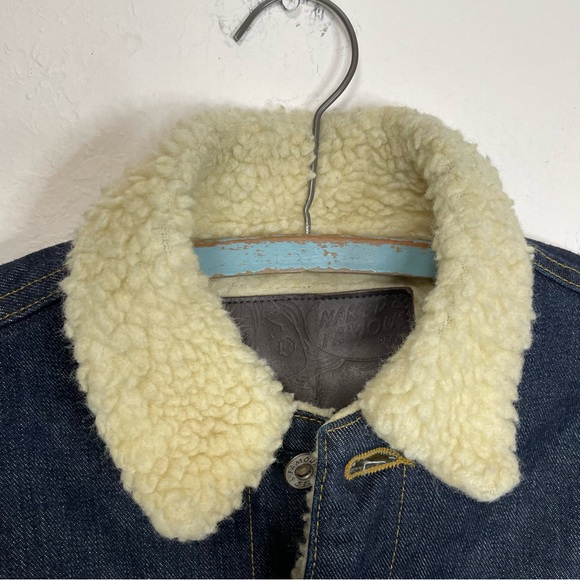 Naked & Famous Sherpa Japanese Denim Jacket - Picture 7 of 15